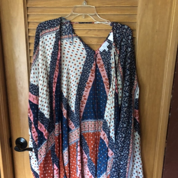 Red White & Blue Boho kimono! - Picture 2 of 3